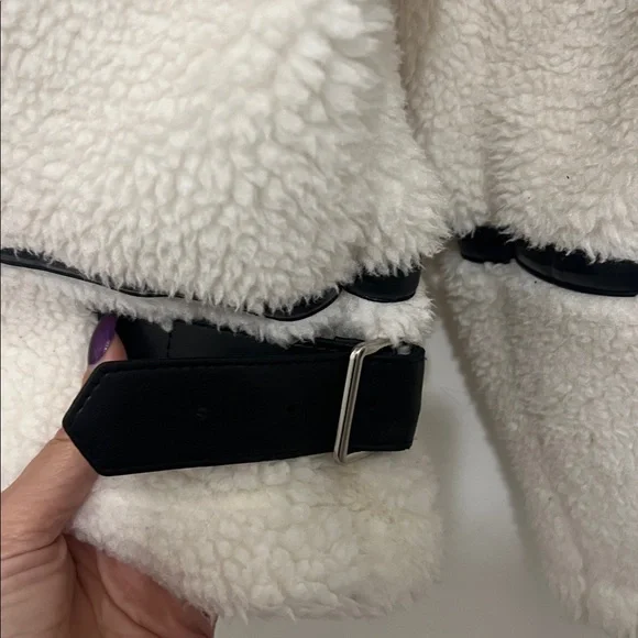 Faux fur Sherpa coat - Picture 6 of 6